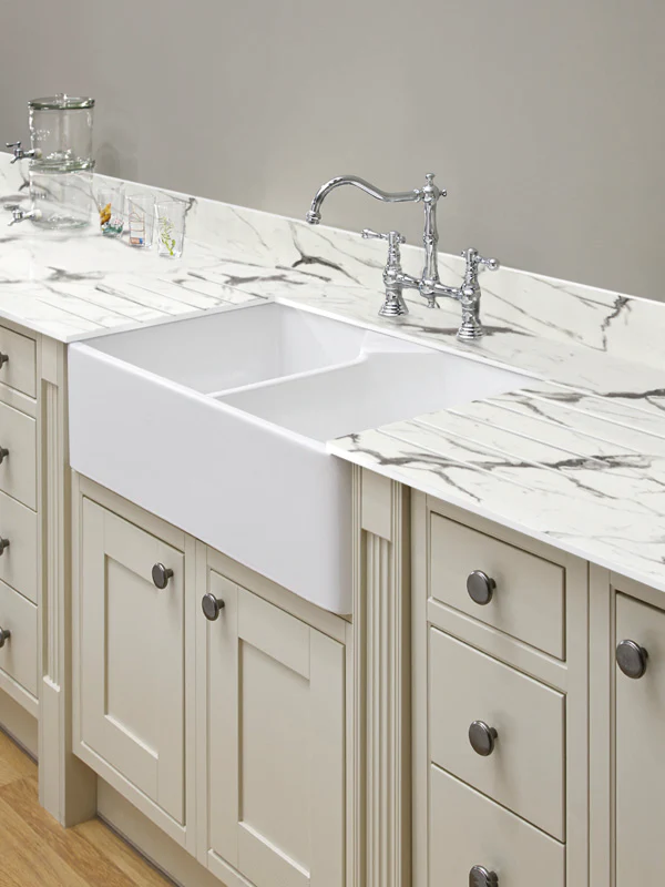 Wilsonart Zenith Marbre Veneto Compact Laminate Kitchen Worktops (White Core) - Image 10