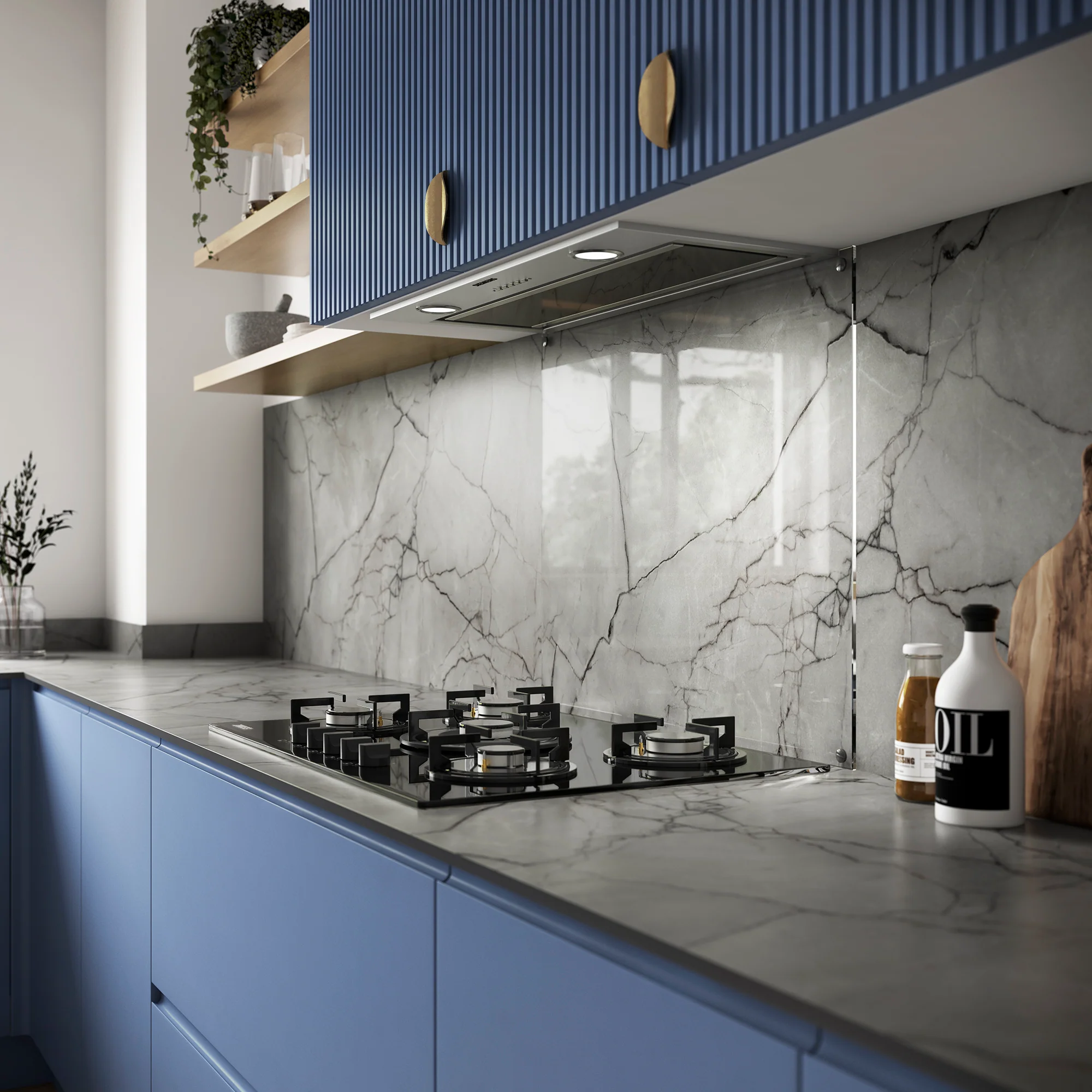 Wilsonart Zenith Marmo Grigio Compact Laminate Kitchen Worktops (Grey Core) - Image 4