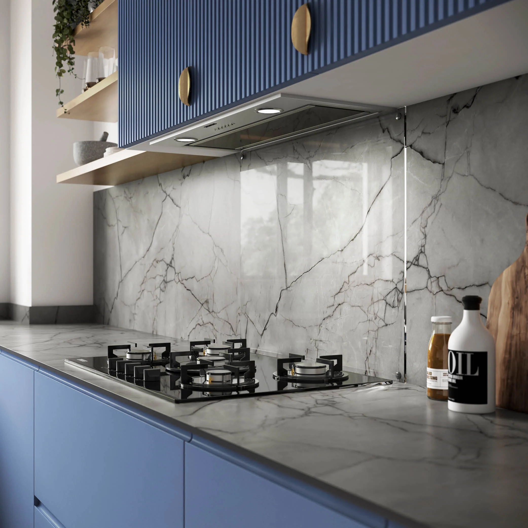 Wilsonart Zenith Marmo Grigio Compact Laminate Kitchen Worktops (Grey Core) - Image 8