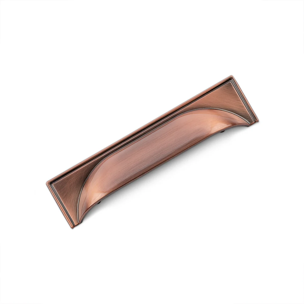 WINDSOR Cup Handle Kitchen/Bedroom Door Handle Antique Copper - Image 2