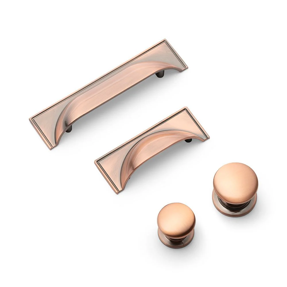 WINDSOR Cup Handle Kitchen/Bedroom Door Handle Antique Copper - Image 3