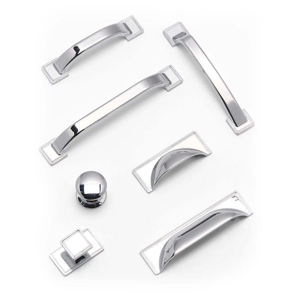 WINDSOR Cup Handle Kitchen/Bedroom Door Handle Chrome - Image 3