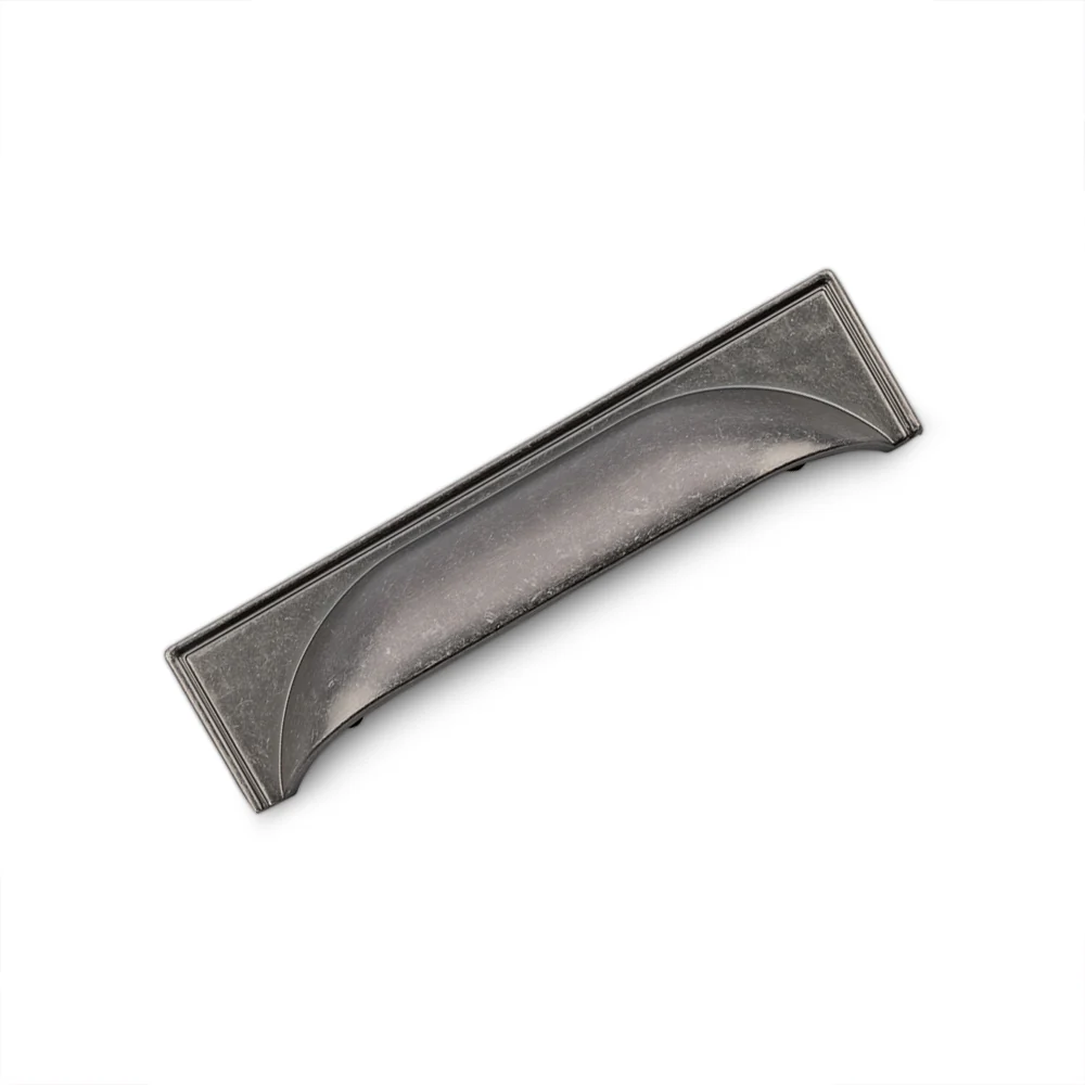 WINDSOR Cup Handle Kitchen/Bedroom Door Handle Pewter - Image 2