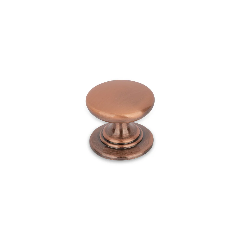 WINDSOR Round Knob Handle Kitchen/Bedroom Door Handle Antique Copper