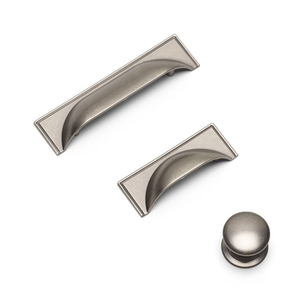 WINDSOR Round Knob Handle Kitchen/Bedroom Door Handle Pewter - Image 3