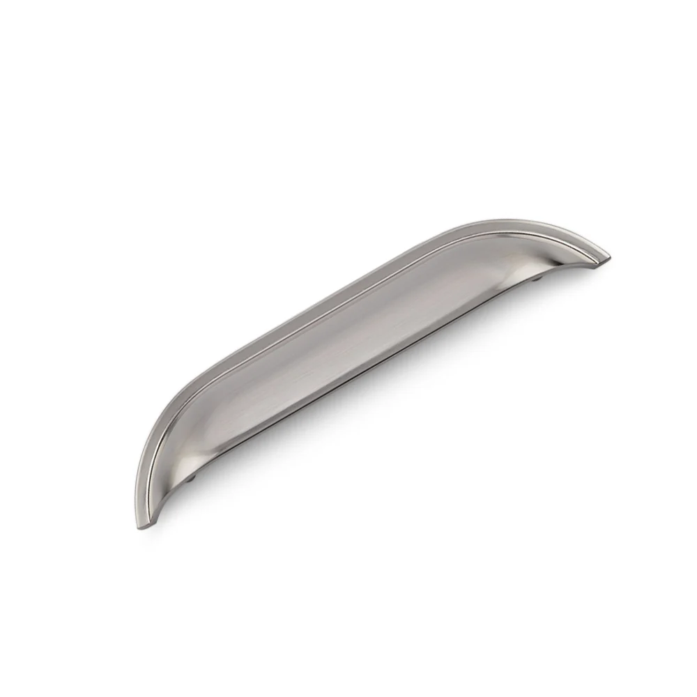 WINDSOR Shell Handle Kitchen/Bedroom Door Handle Brushed Nickel - Image 2