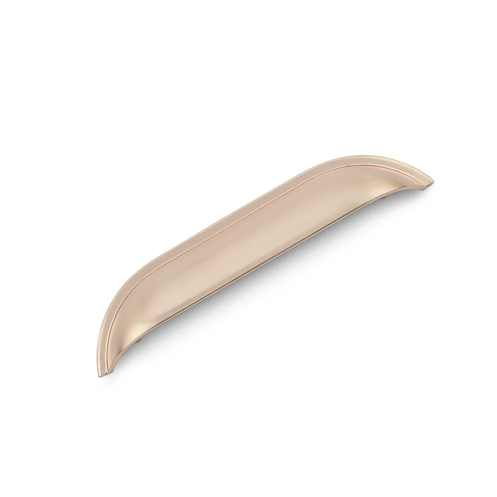 WINDSOR Shell Handle Kitchen/Bedroom Door Handle Champagne Gold - Image 2