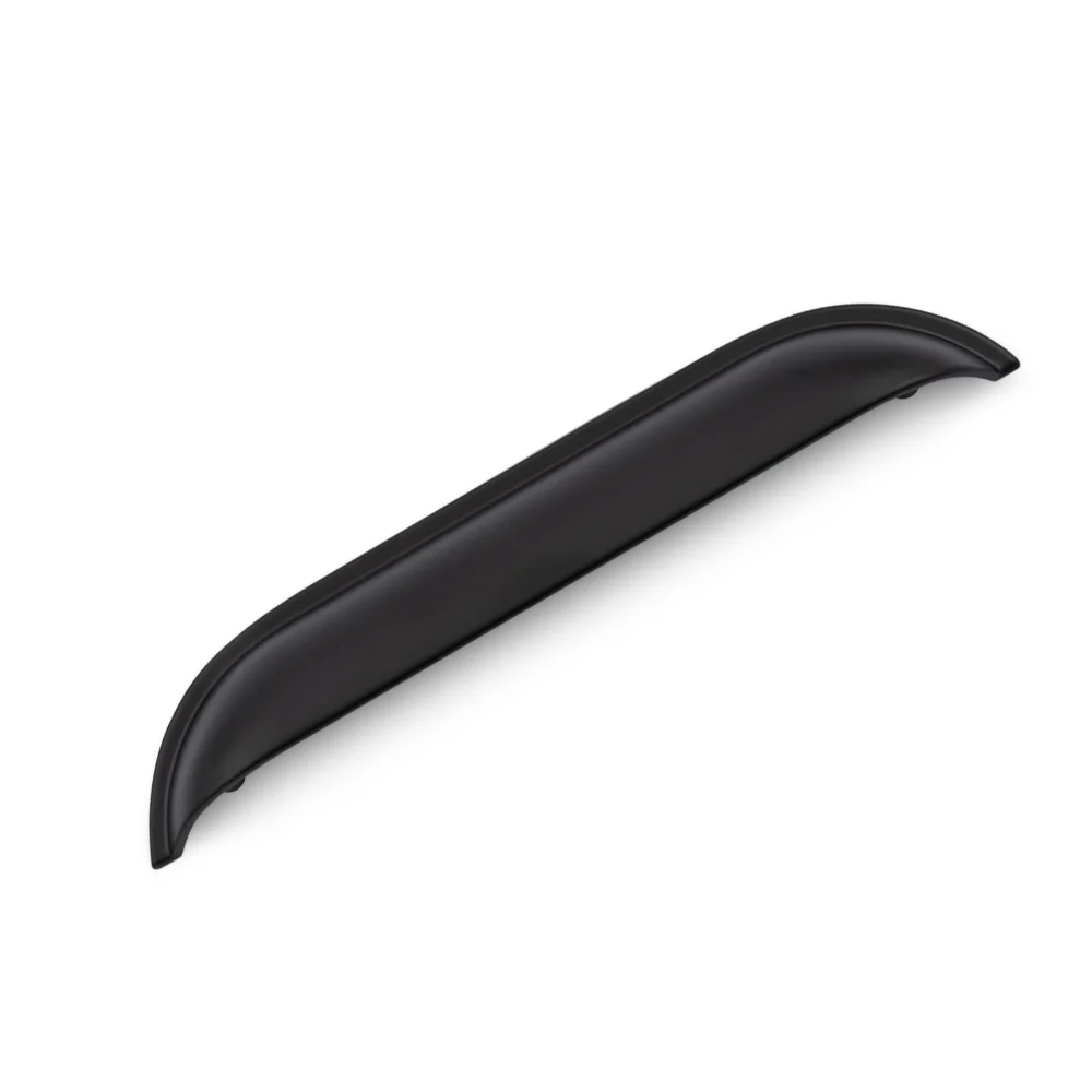 WINDSOR Shell Handle Kitchen/Bedroom Door Handle Matt Black - Image 3