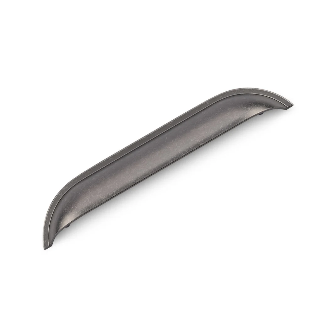 WINDSOR Shell Handle Kitchen/Bedroom Door Handle Pewter - Image 3