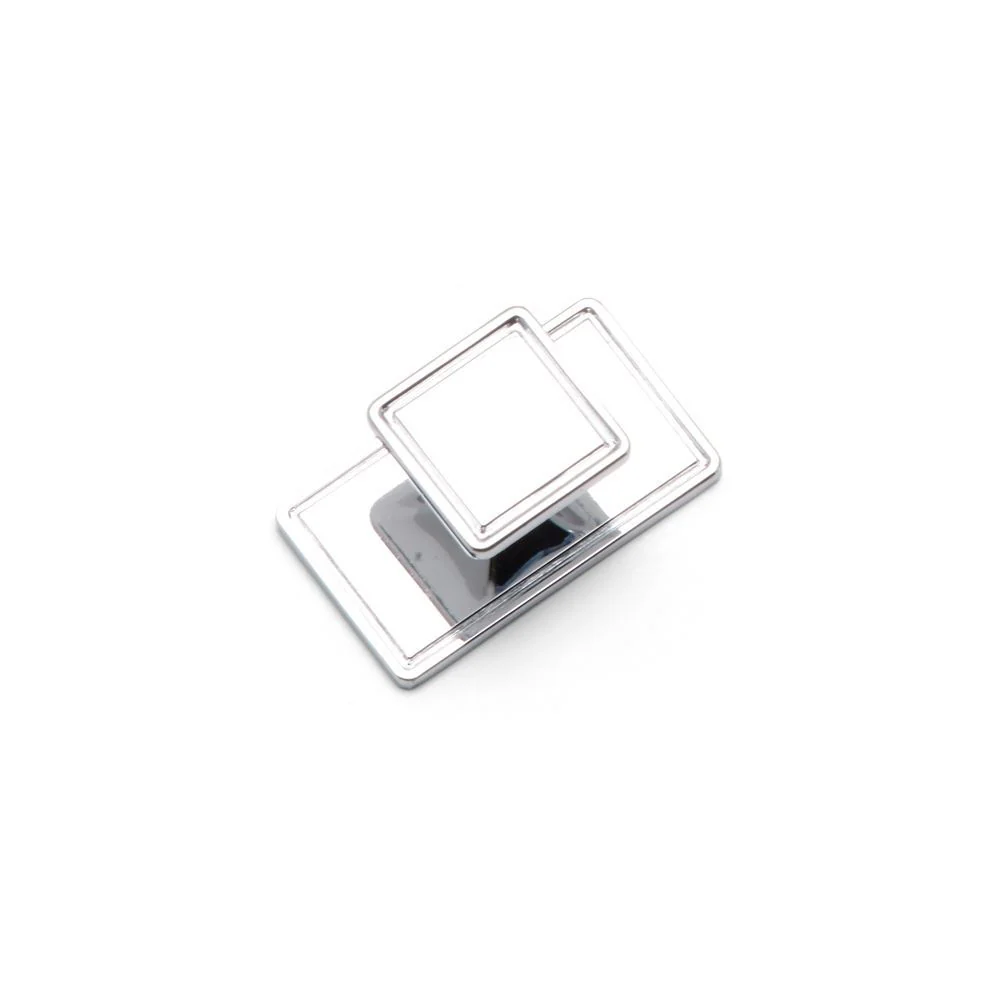 WINDSOR Square Knob Kitchen/Bedroom Door Handle Chrome