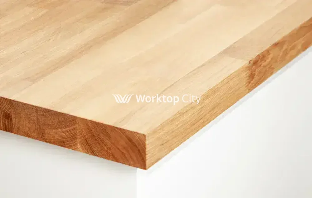 WTC Elegance Solid Prime Oak Real Wood Kitchen Worktops 40mm (T) - Image 3