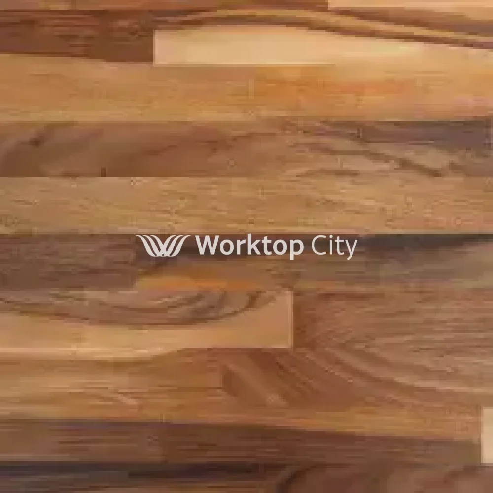 WTC Elegance Solid Walnut Real Wood Kitchen Worktops 27mm (T) - Image 2